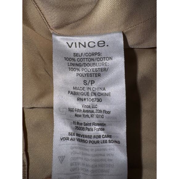 VINCE Cutout Slub Cotton‎ Midi Dress in White  size Small - Picture 7 of 9